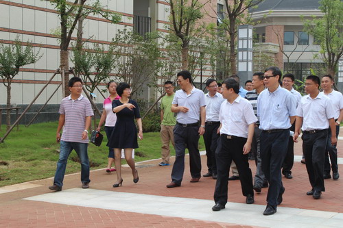 市委常委、副市長(zhǎng)周善武調(diào)研合肥七中新校建設(shè)情況(圖2)