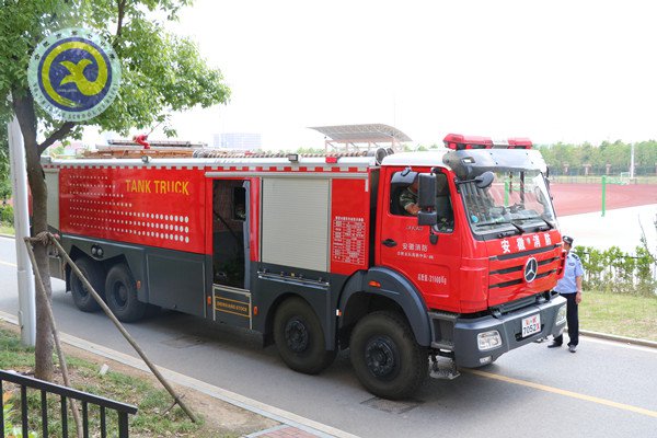 高新消防進校園，為中考保駕護航(圖1)