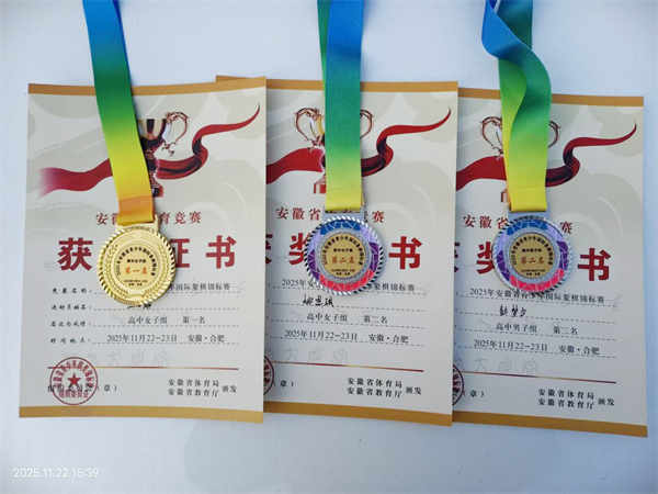 合肥七中學子在安徽省國際象棋錦標賽中勇創(chuàng)佳績(圖2) 合肥七中學子在安徽省國際象棋錦標賽中勇創(chuàng)佳績(圖2)