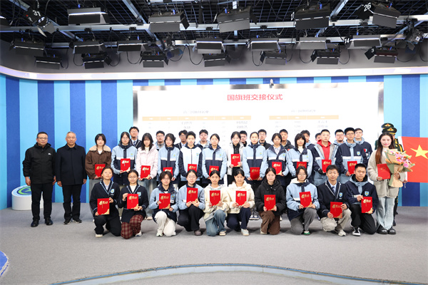 合肥七中舉行國旗班交接儀式(圖4)