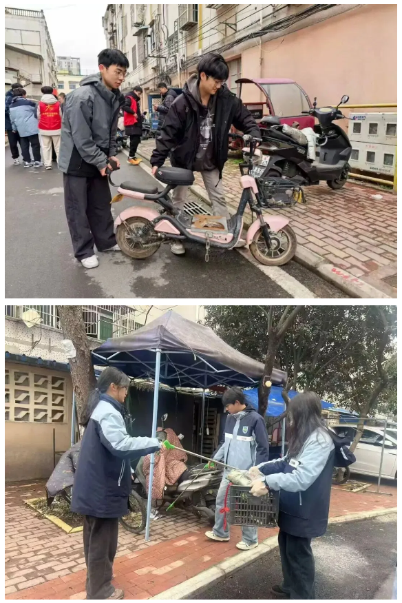 從街頭到心頭：合肥七中“雷鋒少年”用汗水溫暖一座城(圖1)